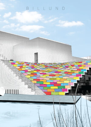 Billund - Farvestrålende bymidte "Blue"