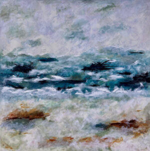 Golden Sea - Grunnet Art Maleri