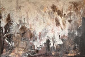 Mellem jord og erindring - Grunnet Art Maleri