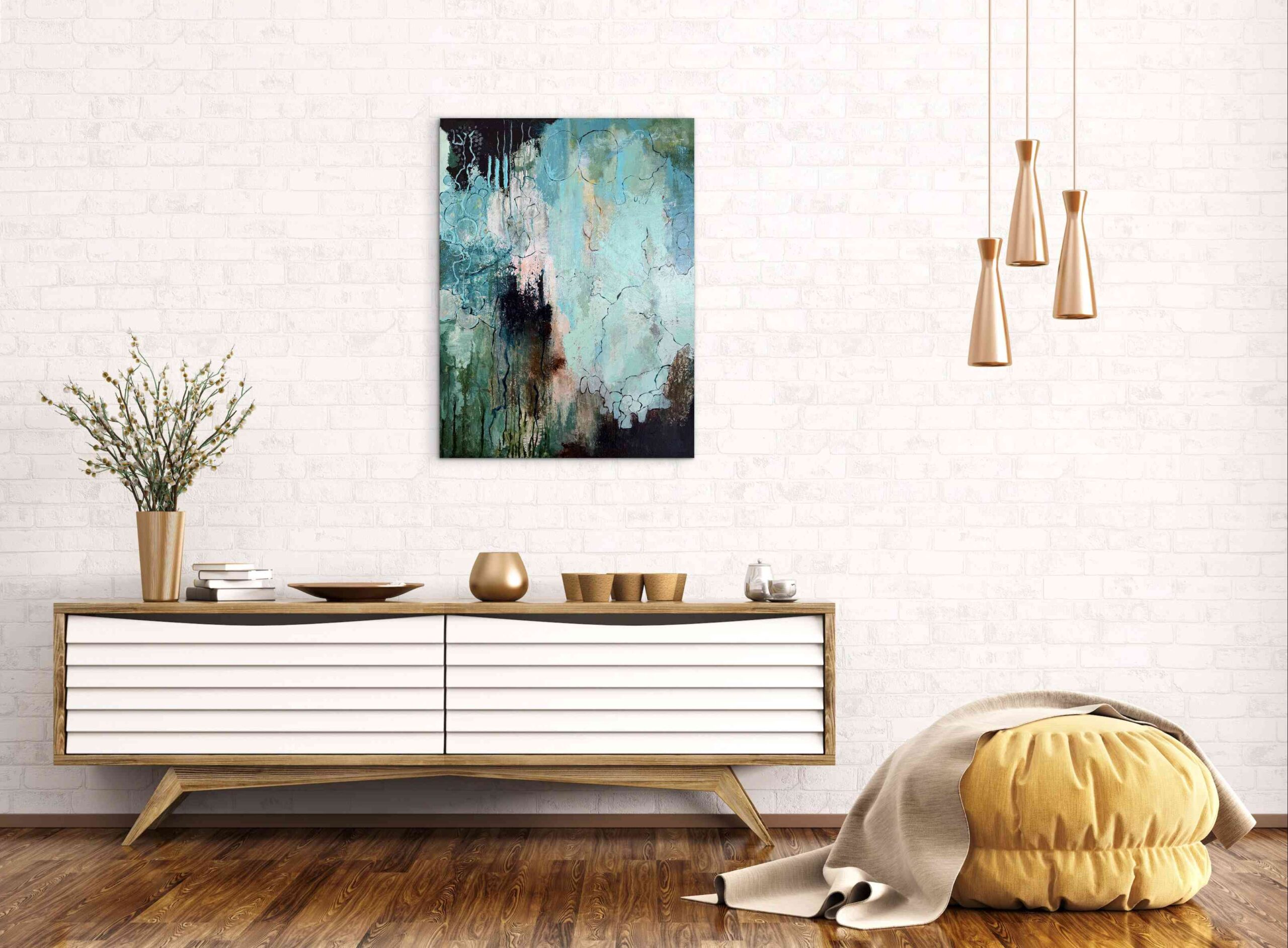 Stilhedens Lag - Grunnet Art Maleri - Billede 3