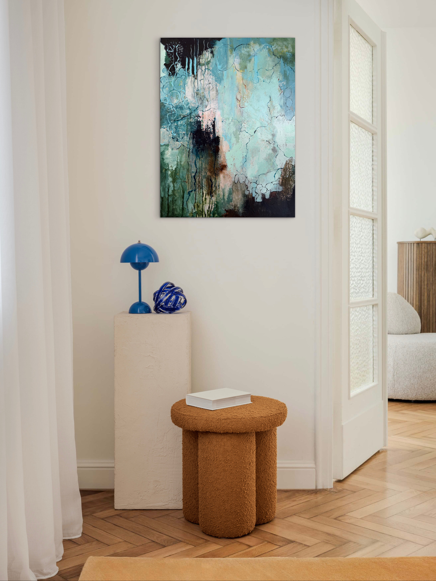 Stilhedens Lag - Grunnet Art Maleri - Billede 2